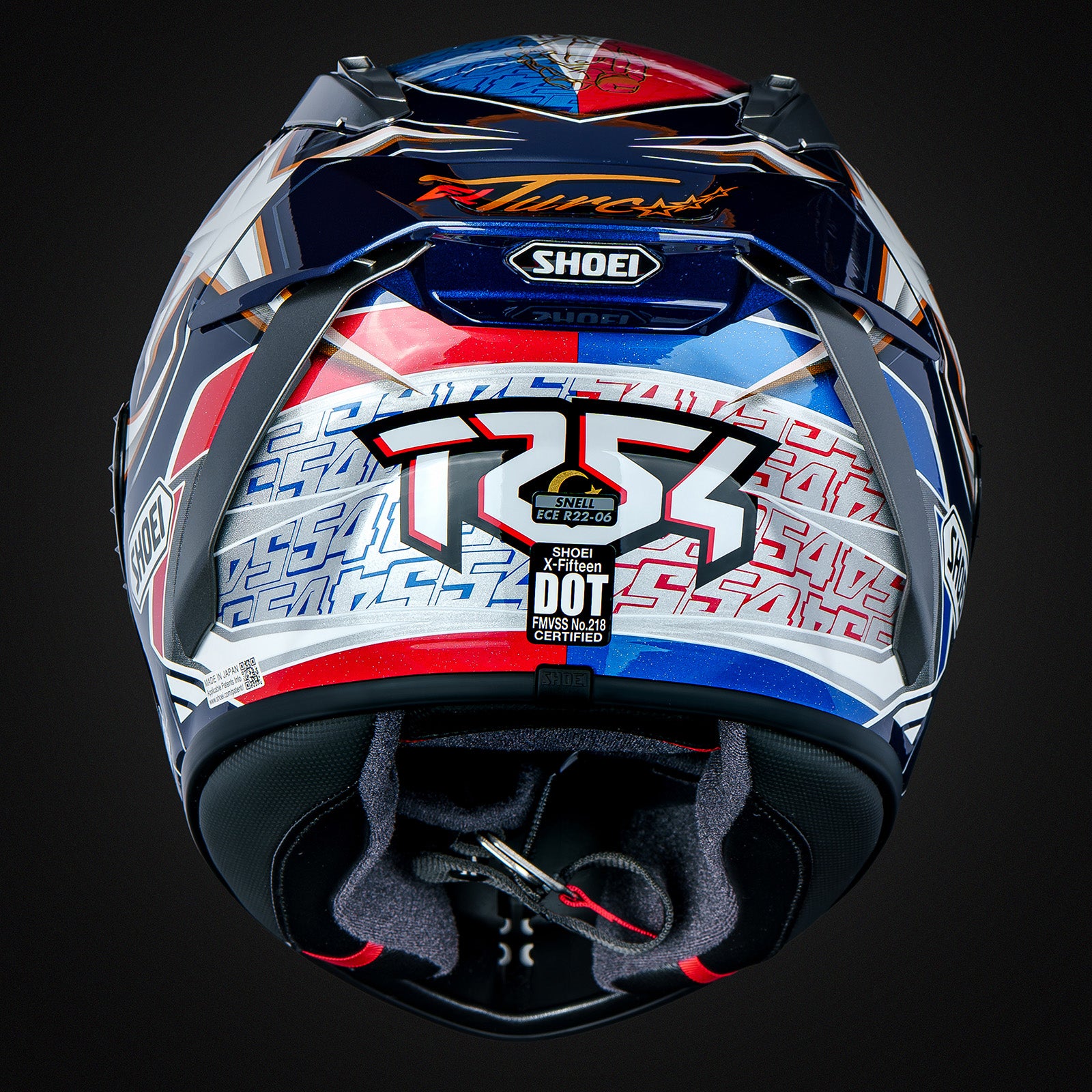 Shoei X-SPR PRO Casco Réplica de Toprak Razgatlıoğlu 2025 
