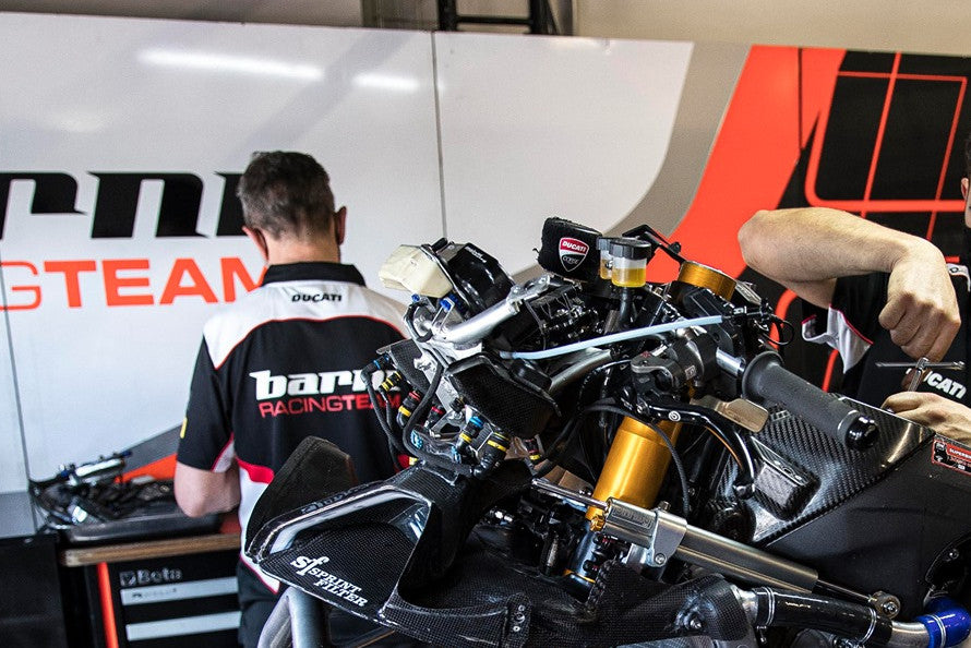 Soporte de instrumentos de aluminio "SBK" Ducati Panigale V4/S/R (18-24) Pierobon 