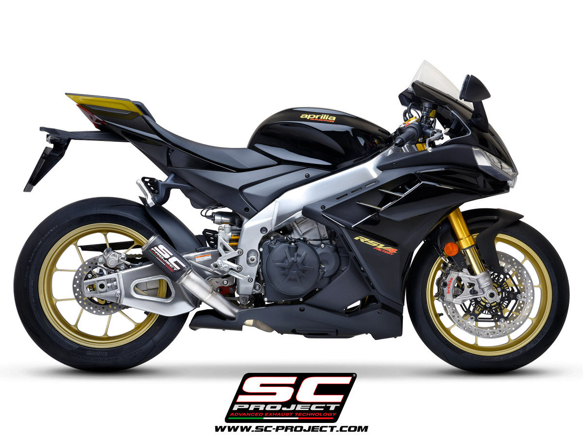 SC-Project Slip-On CR-T Aprilia RSV4 1100 Factory (21-25) A27A-T36 