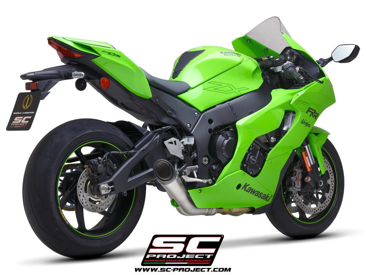 SC-Project Slip-On S1 + tubo de recambio KAT para Kawasaki ZX-10 R/RR (21-26) K38A-DET41T 