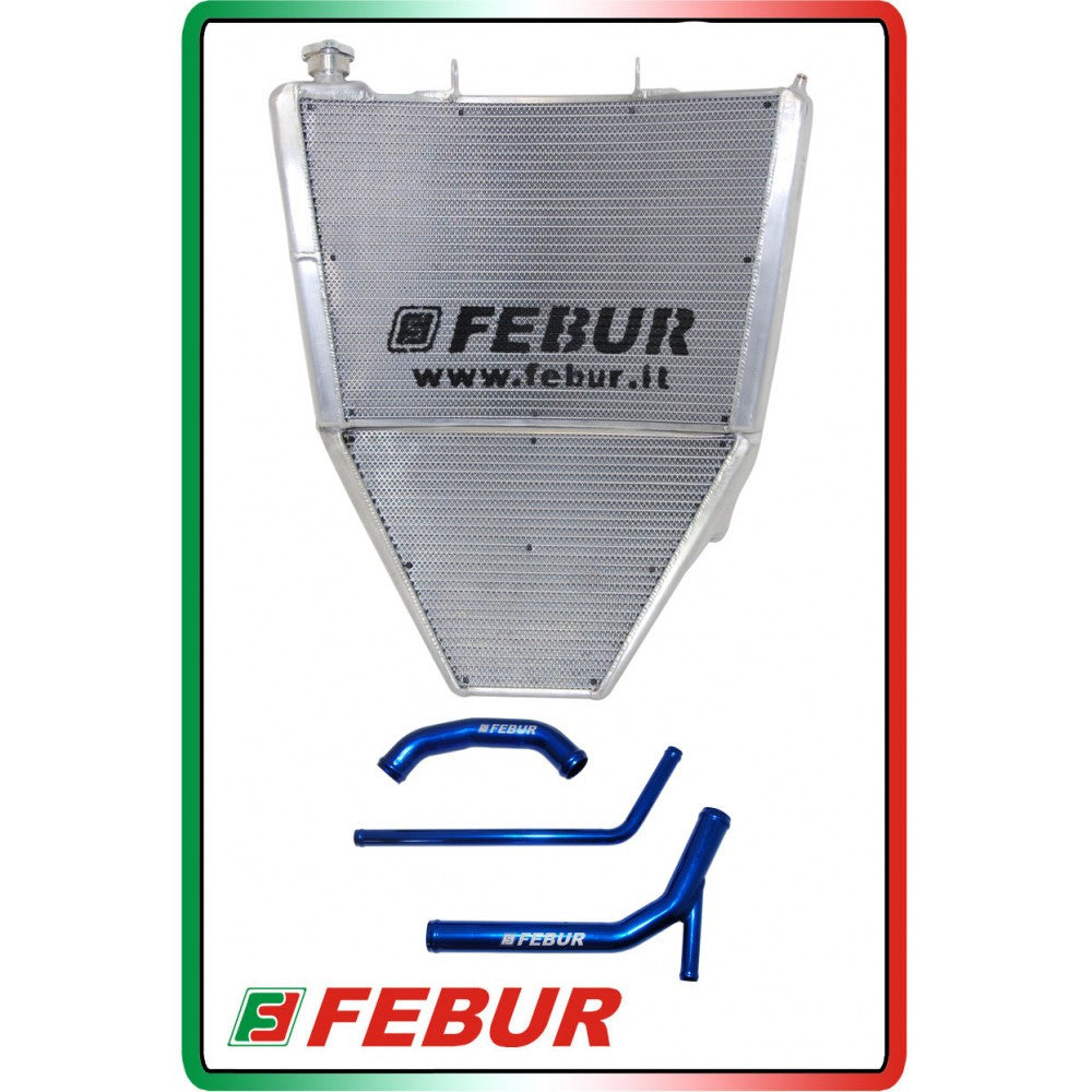 Radiador de competición Wasserkühler Febur Kawasaki ZX-10 R/RR (16-20) FE1396S 