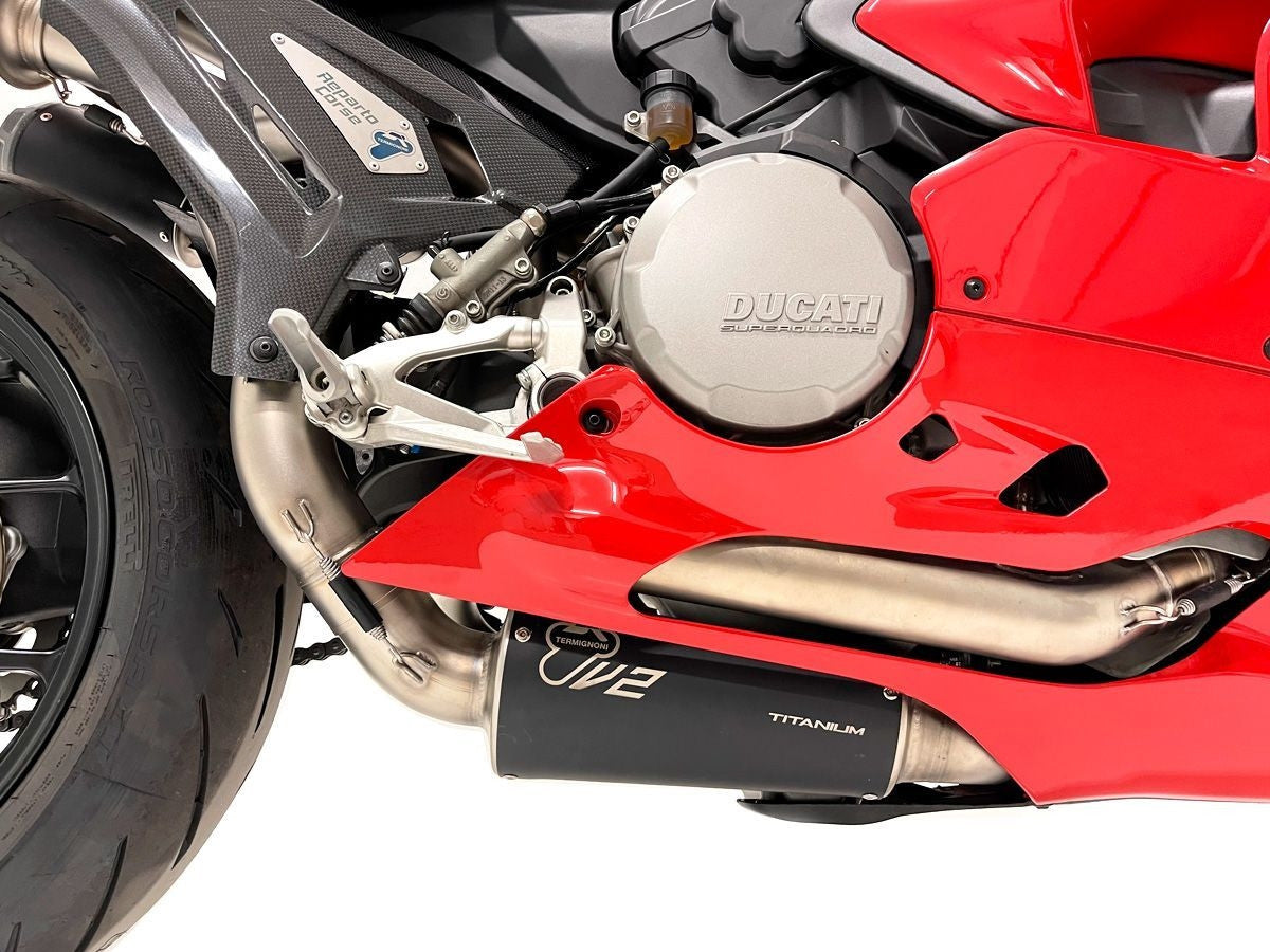 Sistema de escape completo de titanio Termignoni SBK Replica Ducati Panigale V2 955 (20-24) D22009400TNC 