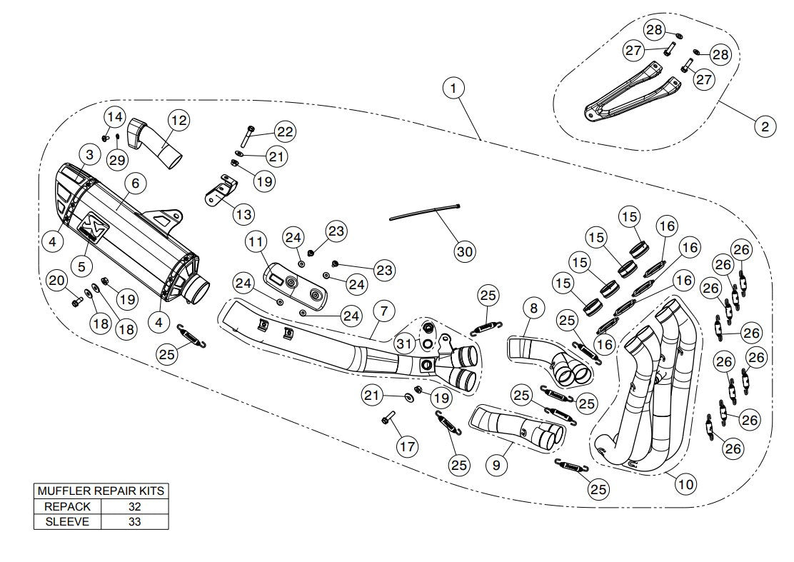 Akrapovic Racing Line (Acero Inoxidable) Honda CBR 1000 RR SC77 (17-19) S-H10R8-APLT 