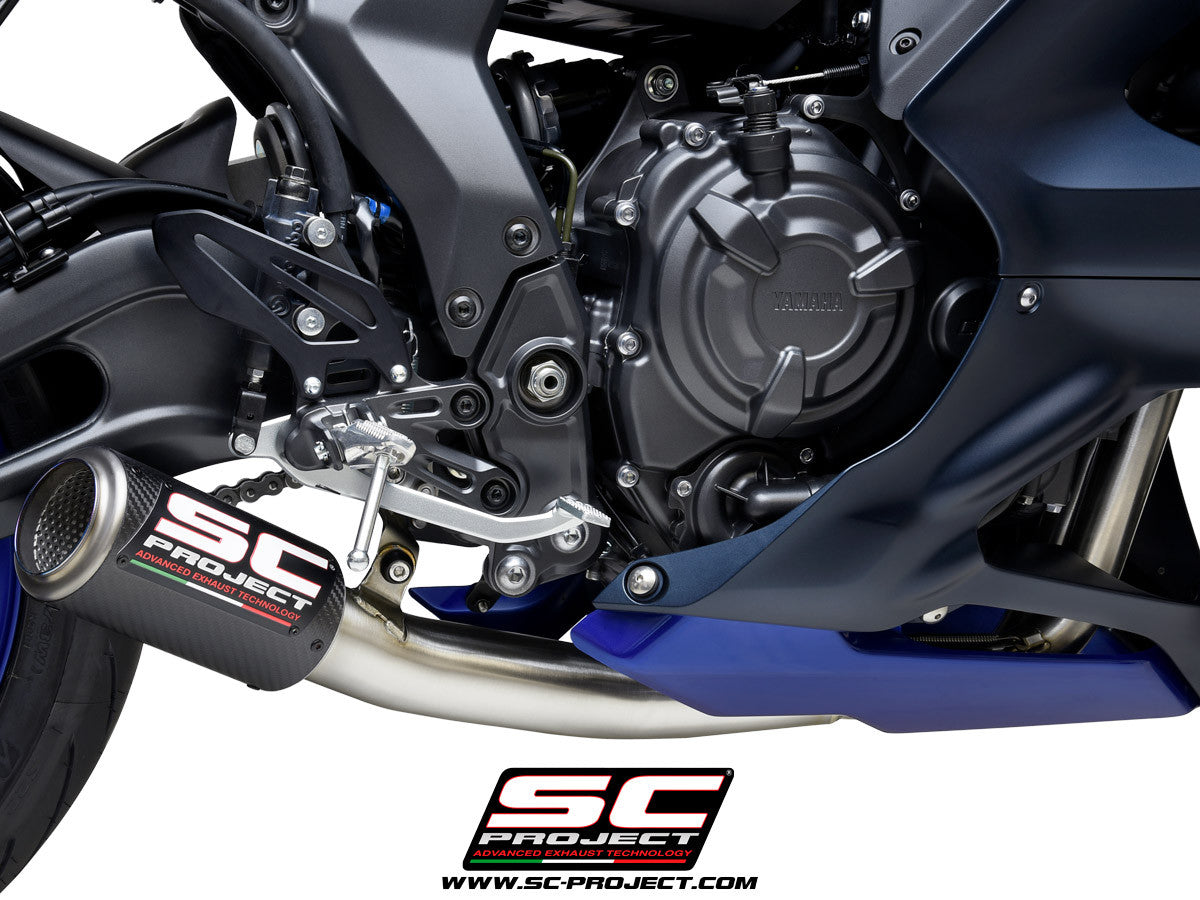 SC-Project sistema de escape completo RACE CR-T Yamaha YZF-R7 (21-25) Y36A-CDE36 