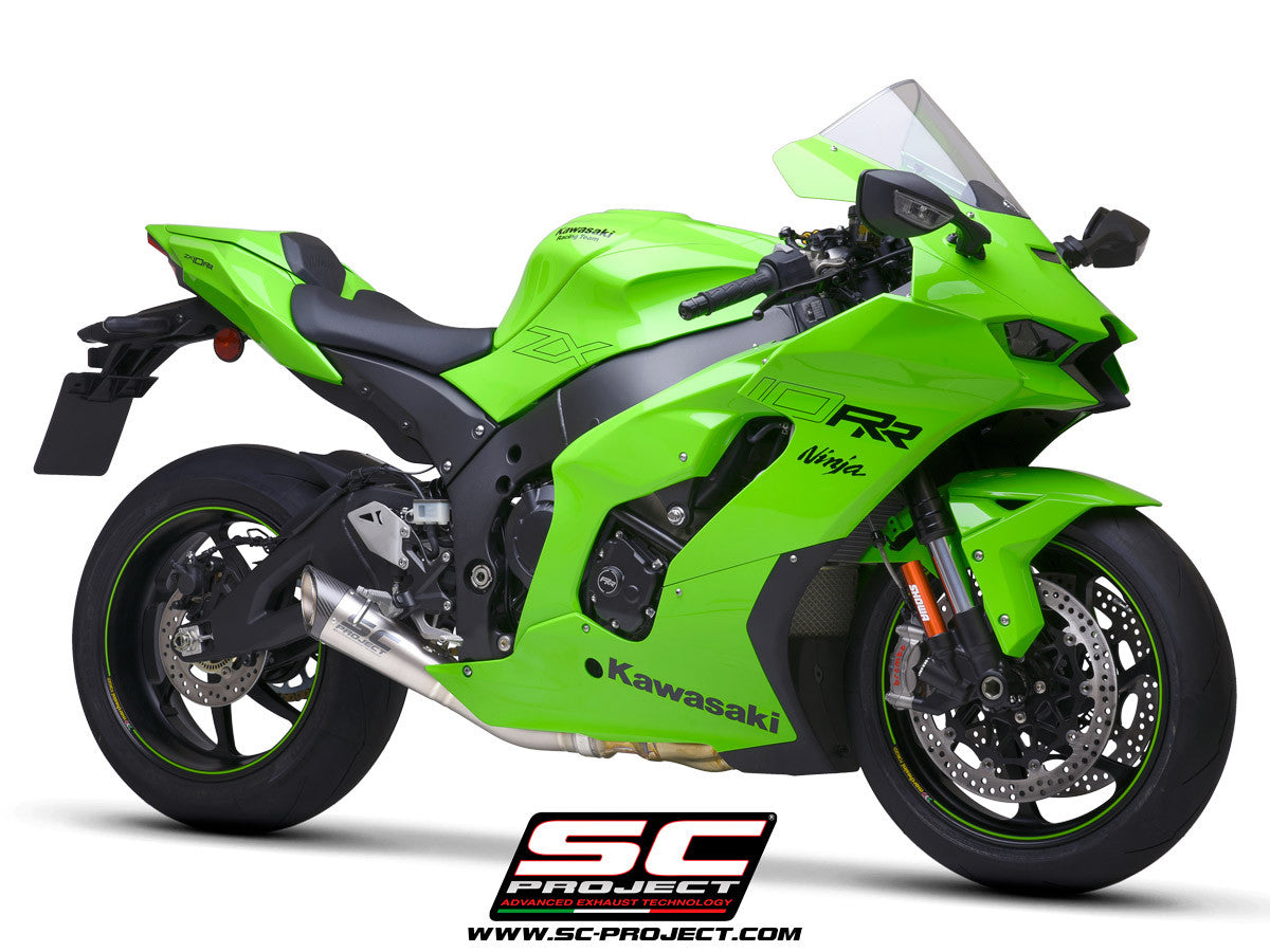 SC-Project Slip-On S1 + tubo de recambio KAT para Kawasaki ZX-10 R/RR (21-26) K38A-DET41T 