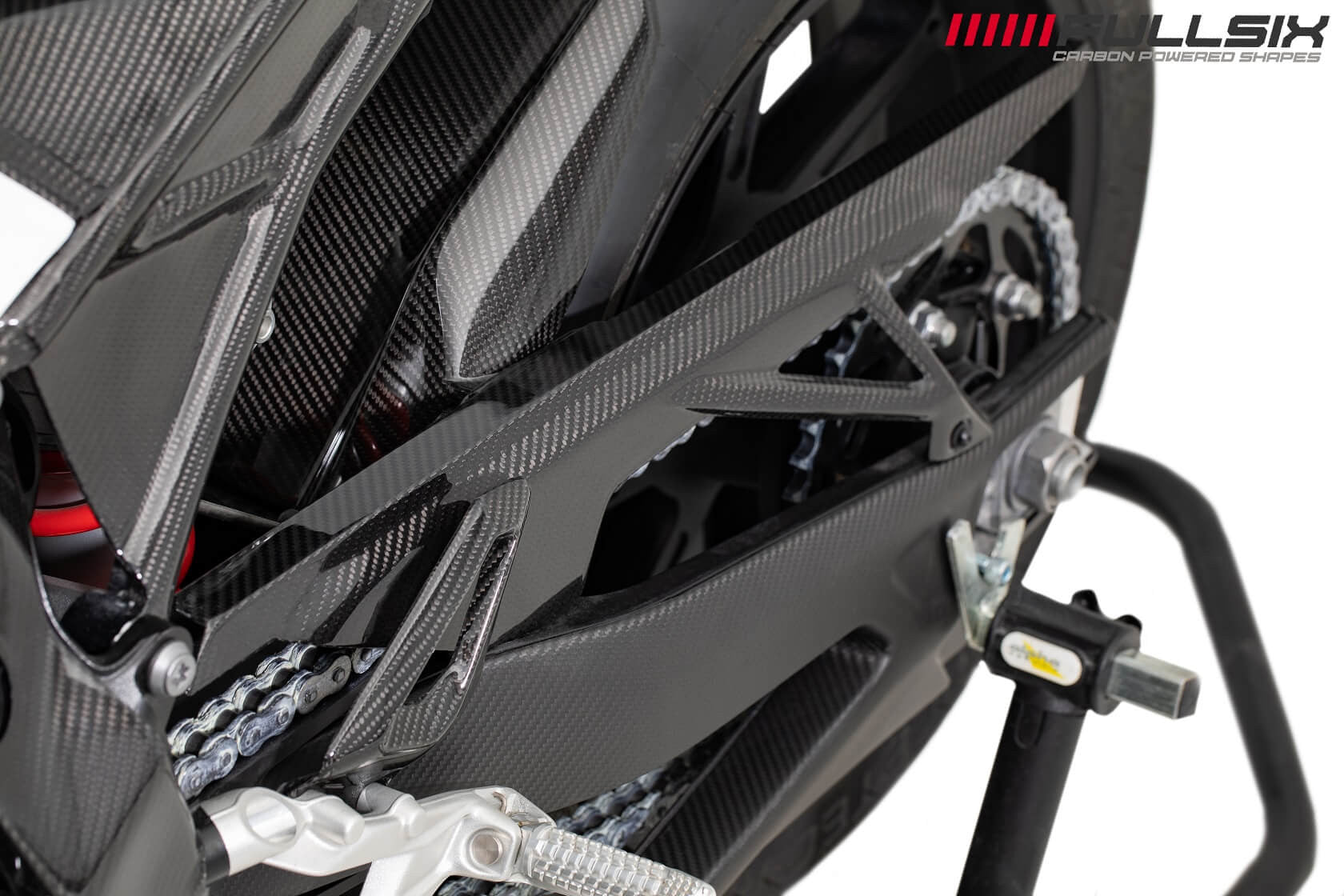 Protección de cadena "OEM" Carbono Fullsix BMW S1000RR K67 (19-25) 