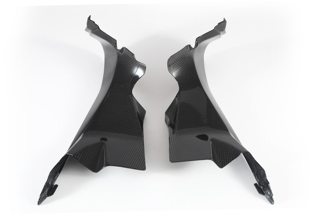 Cubiertas de canal de aire de carbono Fullsix para Ducati Panigale 1199/R/S (12-17) 