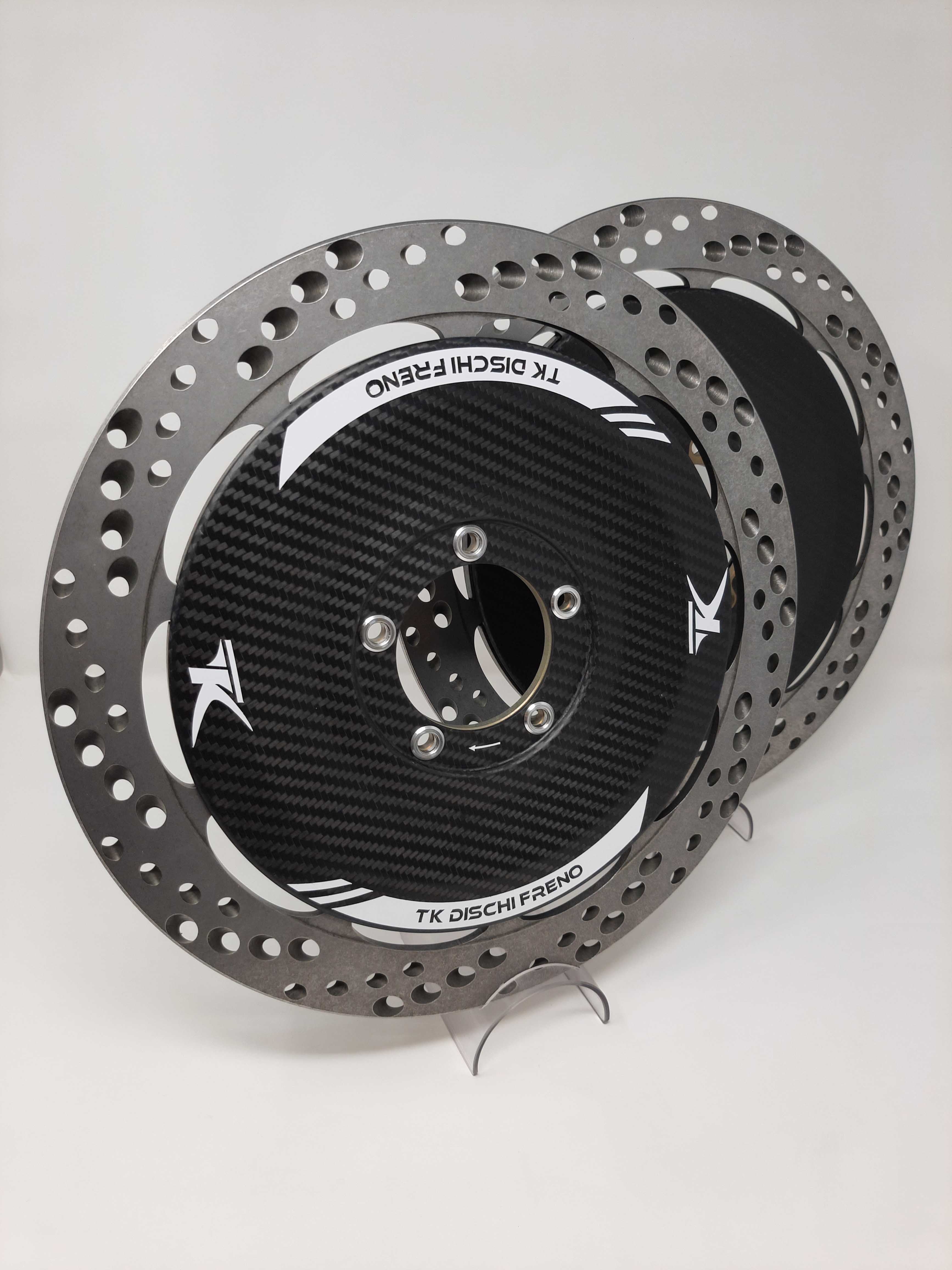 TK Discos de freno de carbono cubiertas de disco de freno Ducati Panigale V4 R (19-24) 