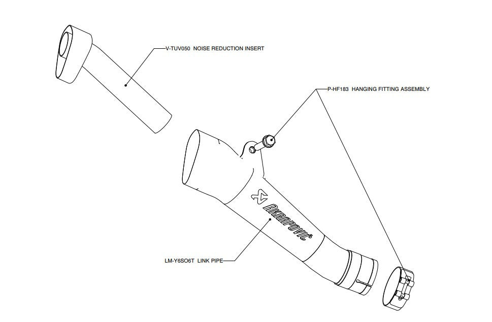 Akrapovic Slip-On Line (Titanium) Yamaha YZF-R6 (08-26) SM-Y6SO6T 