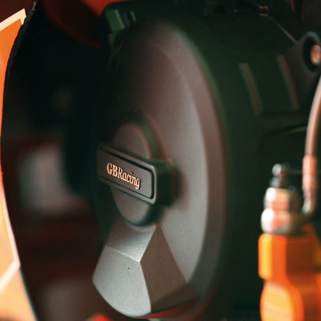 Cubierta de motor Protectores Kit completo GBRacing KTM RC8/R 1190 (08-10) 