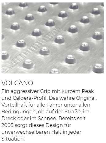 Stompgrip Vulcano Almohadillas de Tracción Yamaha YZF-R7 (22-25) 55-10-0182 