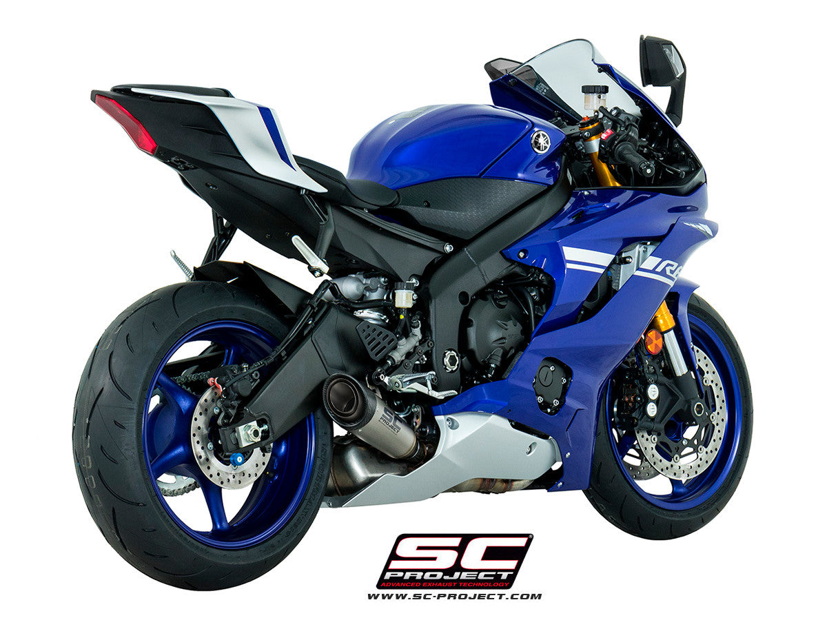 SC-Project Slip-On S1 Yamaha YZF-R6 RJ27 (17-25) Y21A-L41T 